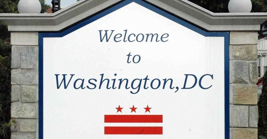 From NYC: Guided Day Trip to Washington DC by Van or Bus - Georgetown and Constitution Avenue from the bus