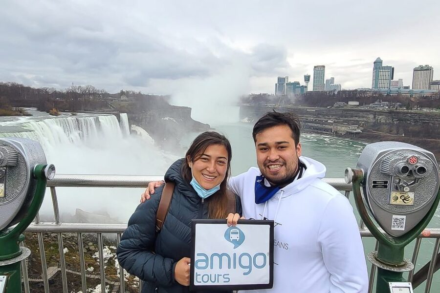 From NYC: Niagara Falls Full-Day Tour with Maid of the Mist - American Falls, Bridal Veil Falls, and Goat Island