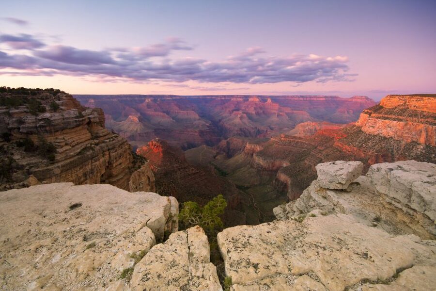 From South Rim: Grand Canyon Spirit Helicopter Tour - The Dragon Corridor is the visual high point