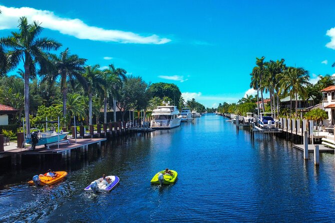 Ft. Lauderdale Mini Powerboat Rental. Canal, Yacht, Mansion Tour - A Small Boat With a Front-Row View