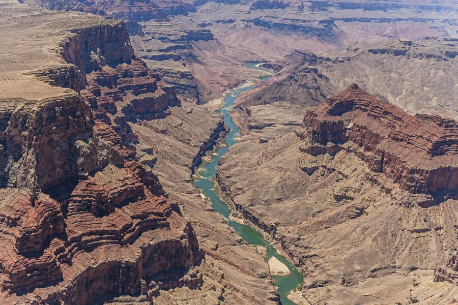Grand Canyon Village: Grand Canyon South Rim Airplane Tour - What you see along the flight route