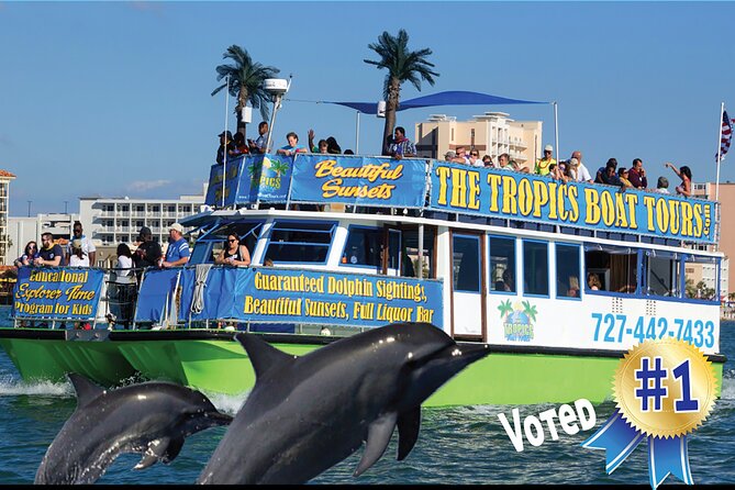 Guaranteed Dolphin Sighting Tour on Tropics Boat Tours - Value at $37.15 per person