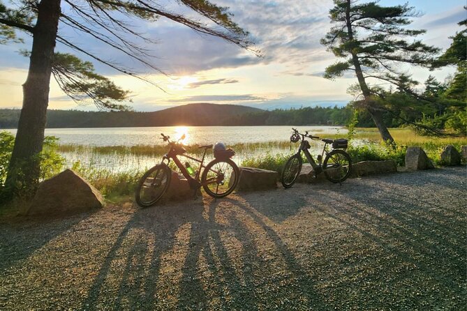 Guided Ebike Tour of Acadia National Park Carriage Roads - Jordan Pond, stone bridges, and the main break