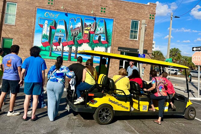 Guided Tampa Sightseeing Tour in a Deluxe Street Legal Golf Cart - Armature Works and the Riverwalk finish the loop
