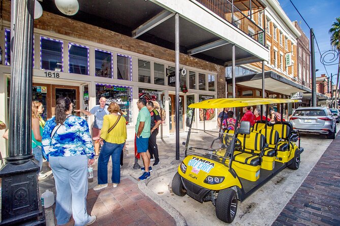 Guided Tampa Sightseeing Tour in a Deluxe Street Legal Golf Cart - Seating, weather, and comfort details