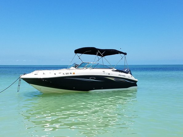 Half-Day Private Boating On Black Hurricane - Clearwater Beach - Honeymoon Island and its long beach