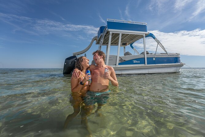 Half- Day Private Boating On Tahoe Funship - Clearwater Beach - Honeymoon Island adds a longer beach option