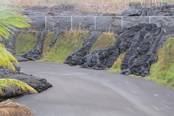 Hilo Shore Excursion: Volcano Safari Lava Caves & Black Sand - Lava Tree State Park and the strange shape of fire