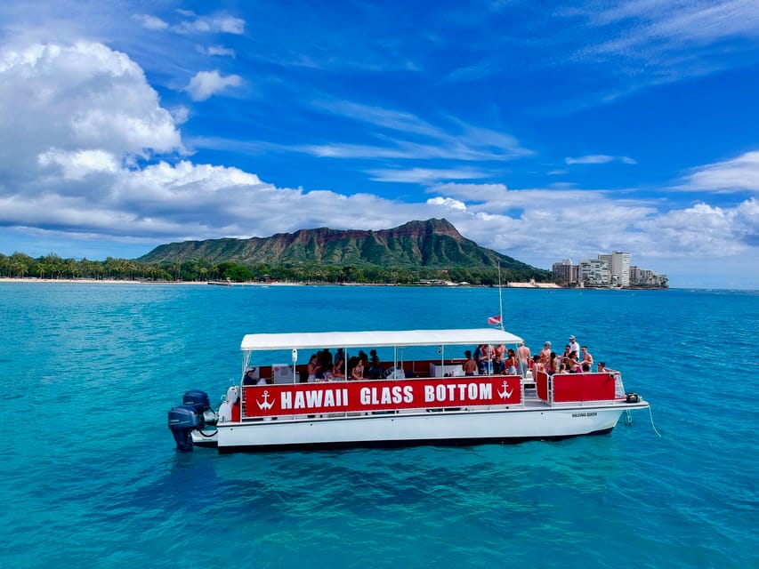 Honolulu: Glass Bottom Boat Tour along Oahu's South Shore - Looking below through the glass windows