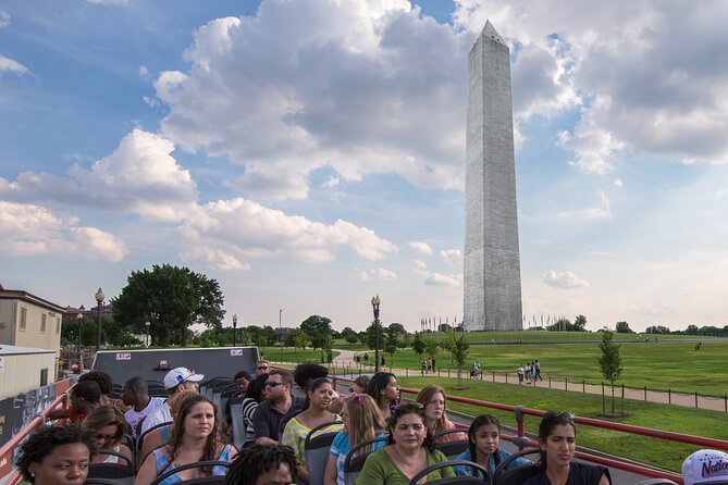 Hop-on Hop-off Sightseeing Tour by Open-top Bus with 18 Stops - The best way to get your first look at Washington DC