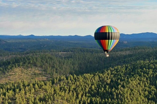 Hot Air Balloon Flight Over Black Hills - Watching the balloon come alive at 747 Mount Rushmore Road