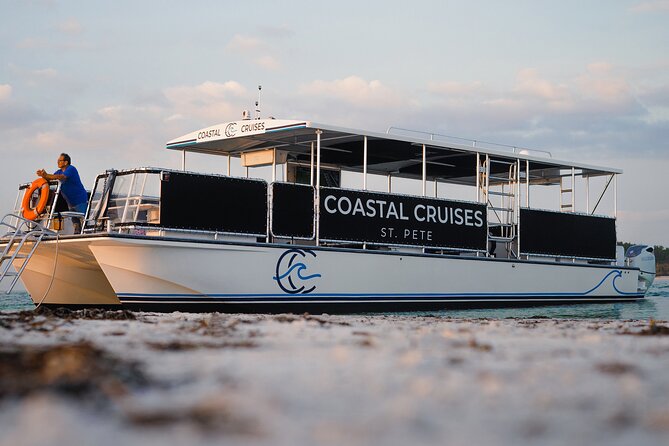 Island Sunset and Skyway Light Show - 3hr Boat Cruise in St. Pete - Sand Dollar Island at Fort DeSoto Park