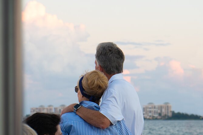 Island Sunset and Skyway Light Show - 3hr Boat Cruise in St. Pete - Gulfport sailboats and the Pinellas Bayway bridge