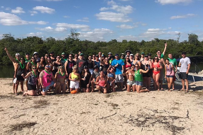 Island Time Boat Cruise in Fort Lauderdale - The shallow sandbar swim stop