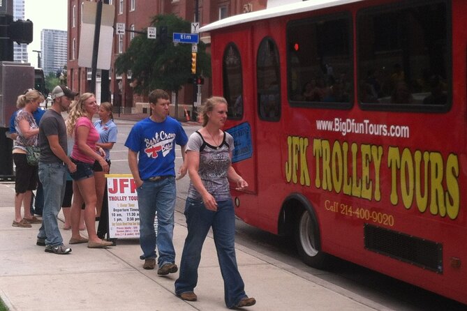 John F. Kennedy Trolley Tour in Dallas - The Grassy Knoll remains the most debated stop