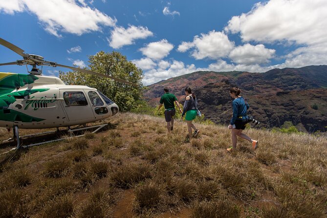 Kauai' Exclusive Helicopter Tour: Land & Explore Olokele Canyon - Nāpali Coast: Kauai’s great coastal show