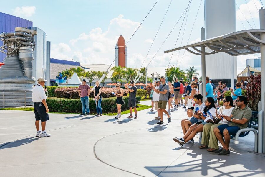 Kennedy Space Center: Entry Ticket with Explore Bus Tour - The Explore route and its photo stops