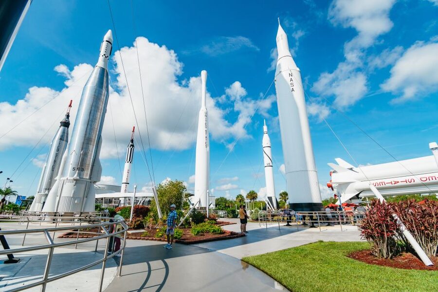 Kennedy Space Center: Entry Ticket with Explore Bus Tour - Rocket Garden, Heroes & Legends, and Mars