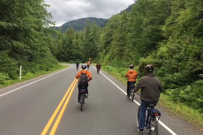 Ketchikan Electric Bike and Rain Forest Hike Ecotour - The Tongass trail and the walk to the beach