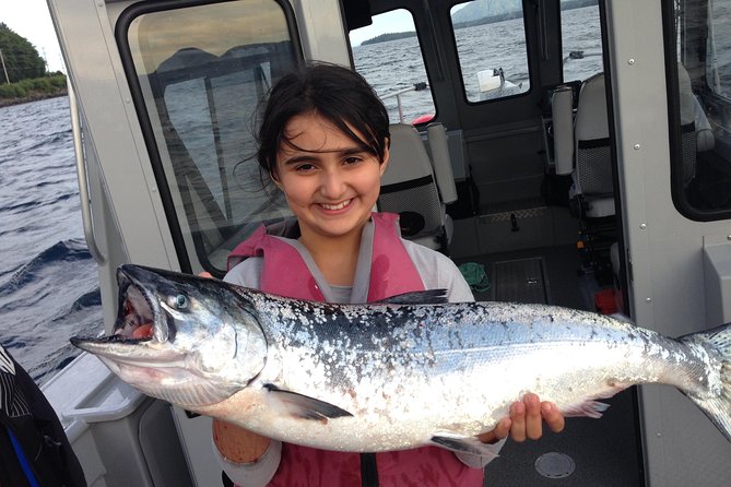 Ketchikan salmon and halibut fishing charter - Leaving Ketchikan by boat