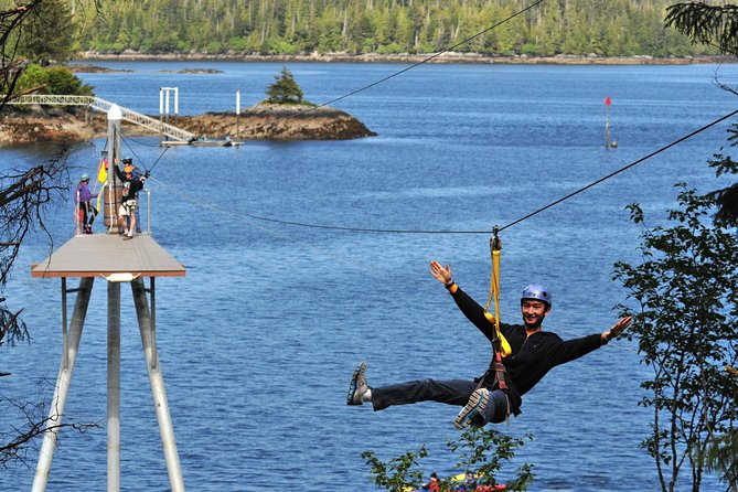 Ketchikan Shore Excursion: Rainforest Canopy Ropes and Zipline Adventure Park - Seven ziplines, canopy ropes, and an over-water finish