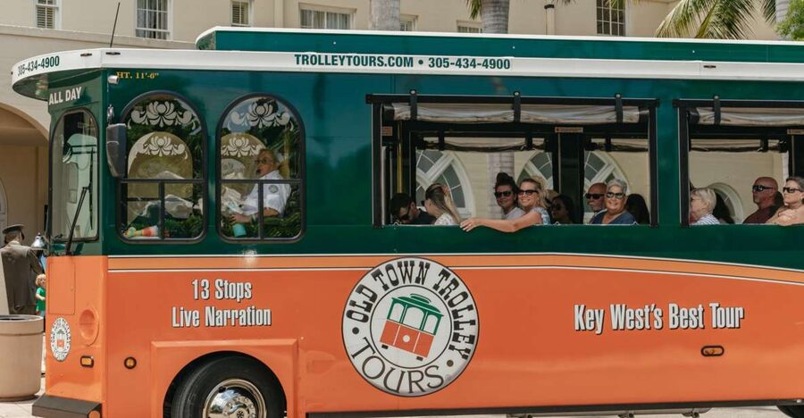 Key West: Old Town Trolley 13-Stop Hop-On Hop-Off Tour - Starting near the cruise port