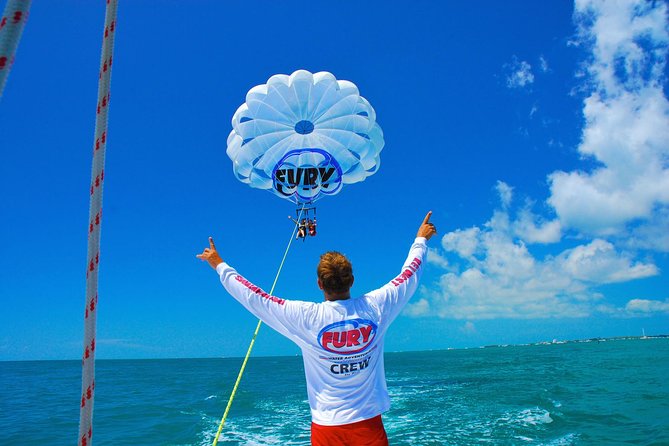 Key West Parasailing Adventure above Emerald Blue Waters - Seeing Key West from 300 feet up