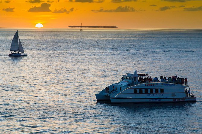 Key West Sunset Cruise: Dinner, Live Music & Drinks Included - Steel drums, DJs, and the social mood