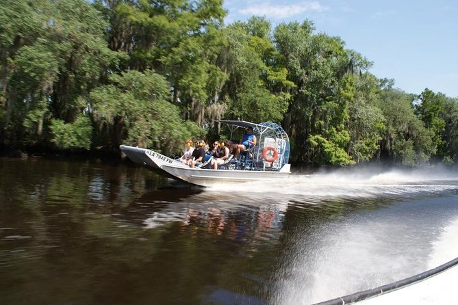Large Airboat Swamp Tour with Transportation from New Orleans - Boarding a 16-passenger airboat