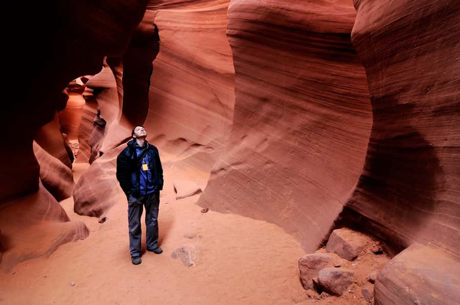 Las Vegas: Antelope Canyon Horseshoe Bend Tour & Lake Powell - Horseshoe Bend and the Colorado River below
