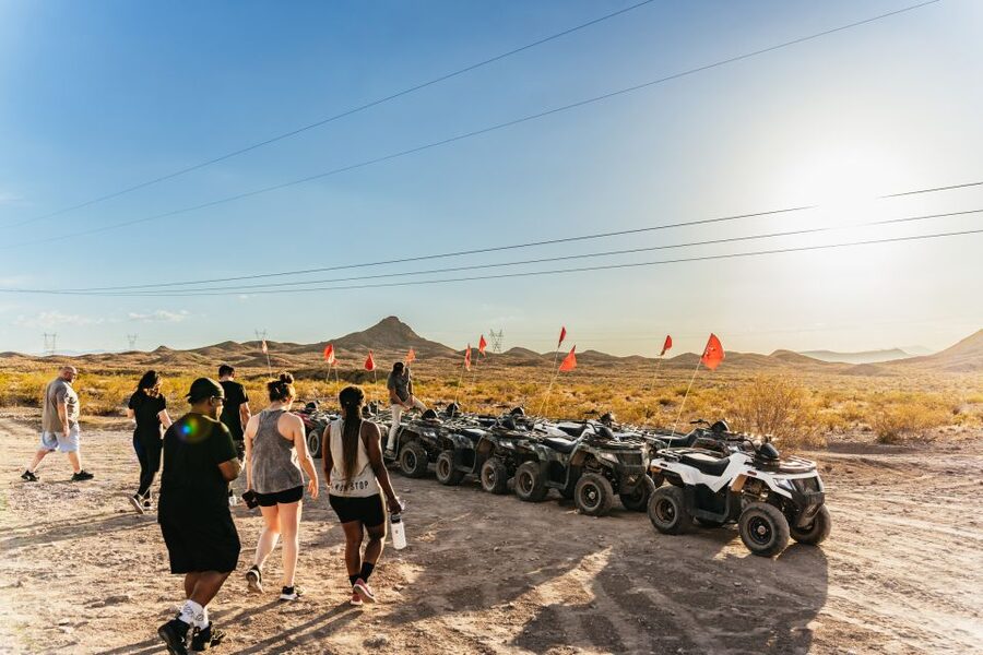 Las Vegas: Guided Las Vegas Desert ATV Tour - Leaving Mandalay Bay for the Mojave Desert