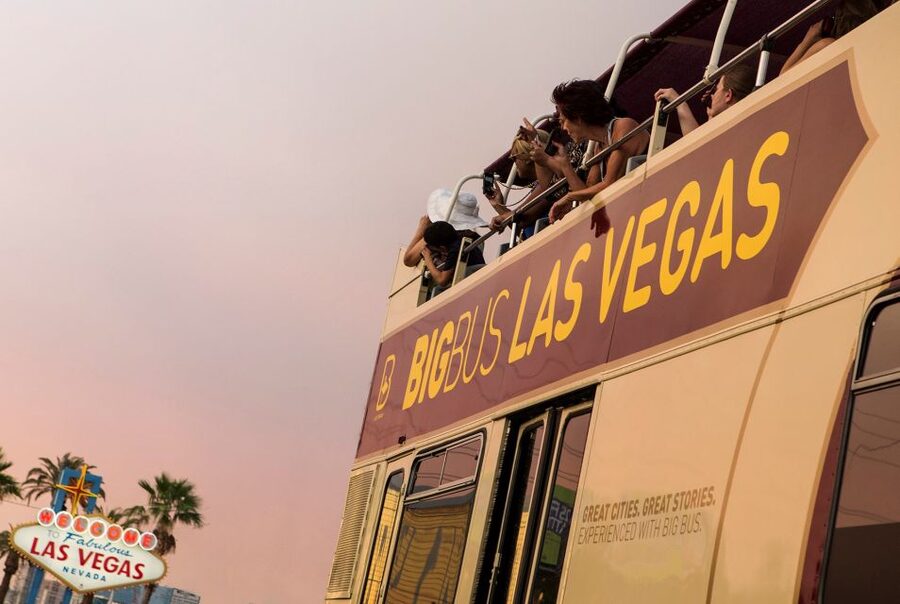 Las Vegas: Hop-on Hop-off Sightseeing Tour by Open-Top Bus - MGM Grand, Bellagio, and the central Strip