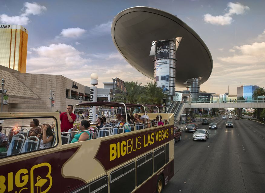 Las Vegas: Hop-on Hop-off Sightseeing Tour by Open-Top Bus - Excalibur, Luxor, and the Welcome sign