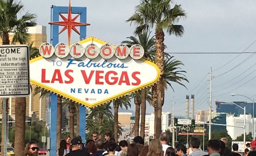 Las Vegas: Mojave Desert, 7 Magic Mountains, Vegas Sign Tour - The return along Las Vegas Boulevard adds a useful view