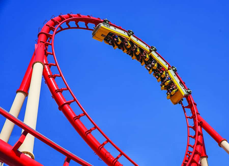 Las Vegas: New York-New York Hotel Big Apple Coaster Ride - Daylight Views or a Night Ride