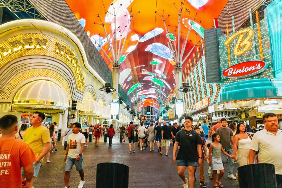 Las Vegas: Sightseeing Night Tour by Open-top Bus - The upper deck is the main event