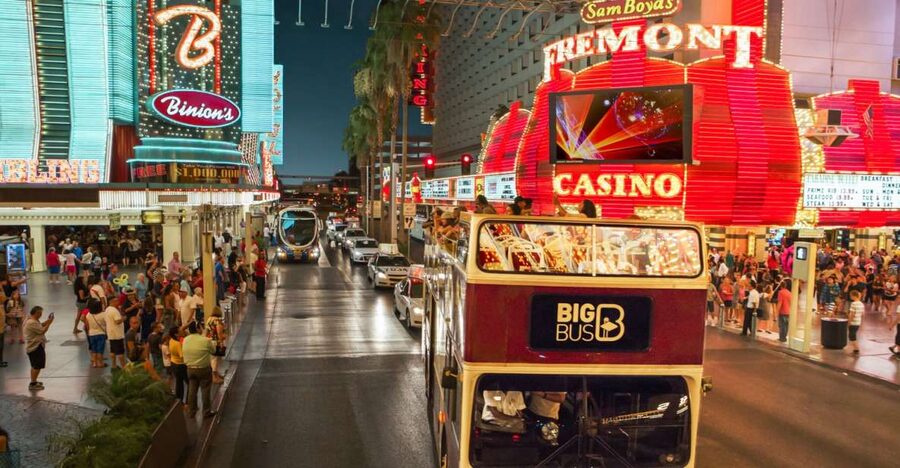 Las Vegas: Sightseeing Night Tour by Open-top Bus - Starting at Hard Rock or MGM Grand