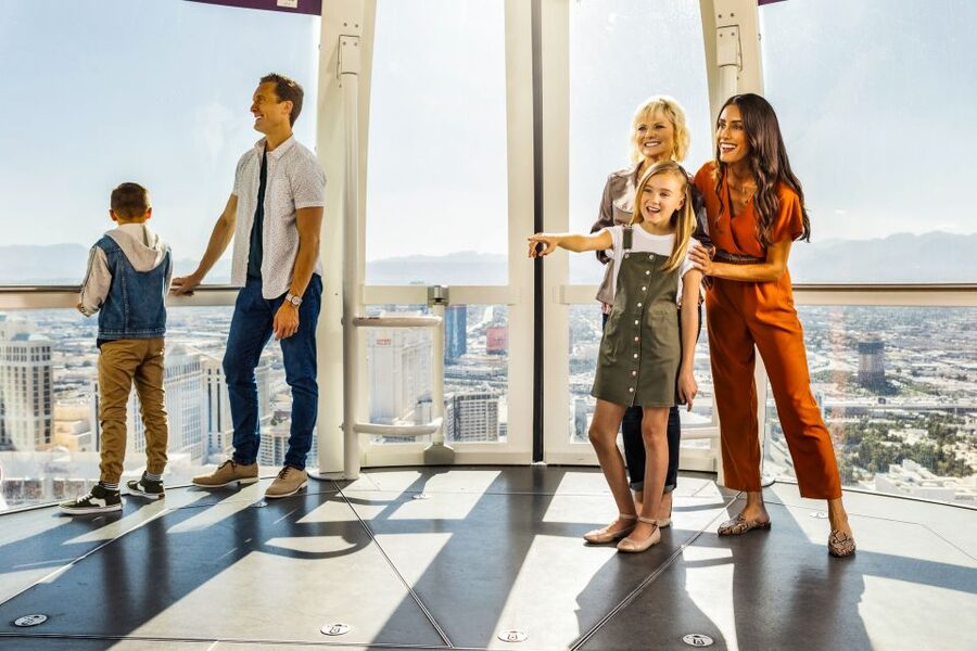 Las Vegas Strip: The High Roller at The LINQ Ticket - The 30-minute climb above the Strip