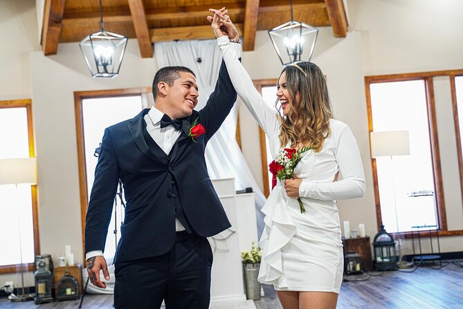 Las Vegas Wedding at The Little Vegas Chapel - Photo time before and after the vows