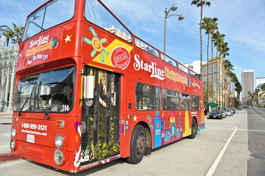 Los Angeles: Hop-On Hop-Off Bus Tour with Audio Guide - Audio commentary and the human touch