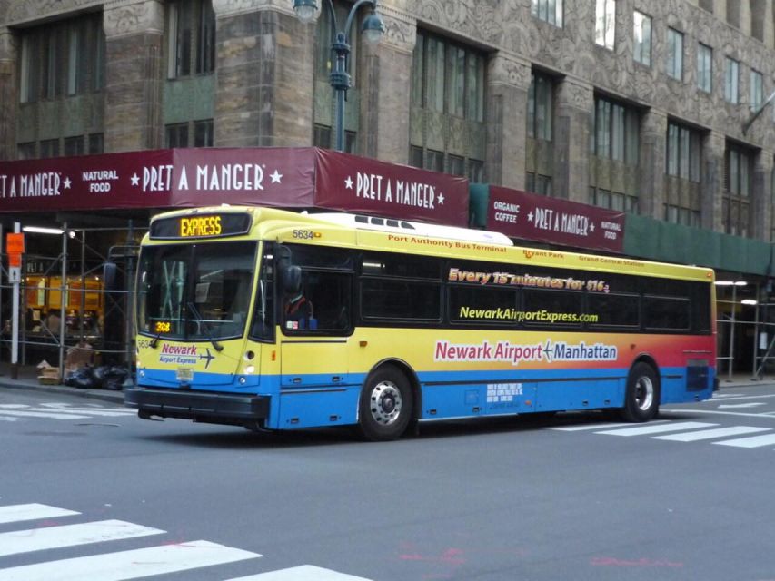 Manhattan: Bus Transfer from/to Newark Airport - What the rating and comments suggest about the experience