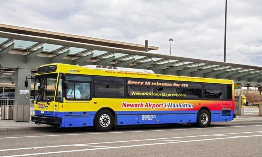 Manhattan: Bus Transfer from/to Newark Airport - Finding the bus at Newark Airport