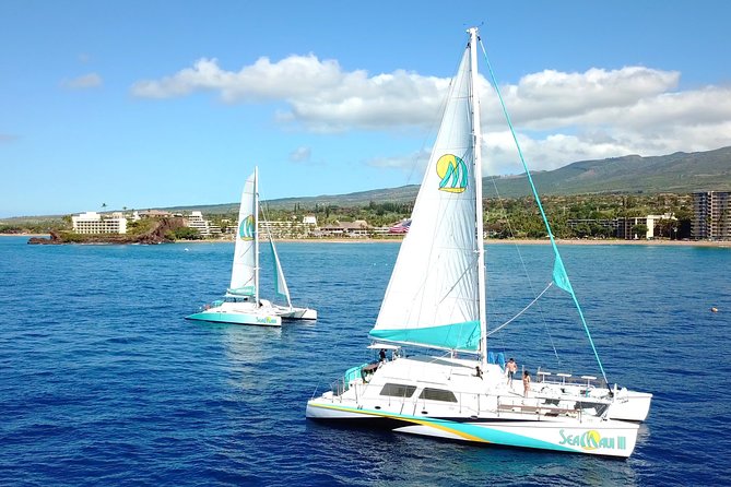 Maui Premium Sunset Dinner Cruise from Ka’anapali Beach - A Ka’anapali sunset with whales on the horizon