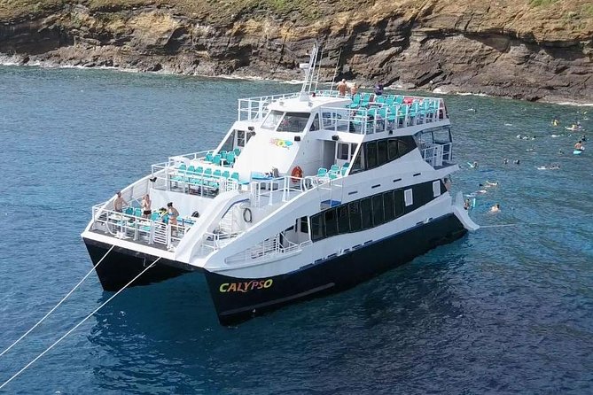 Maui Snorkeling Adventure From Ma'alaea Harbor to Molokini - A comfortable ride aboard the three-level Calypso
