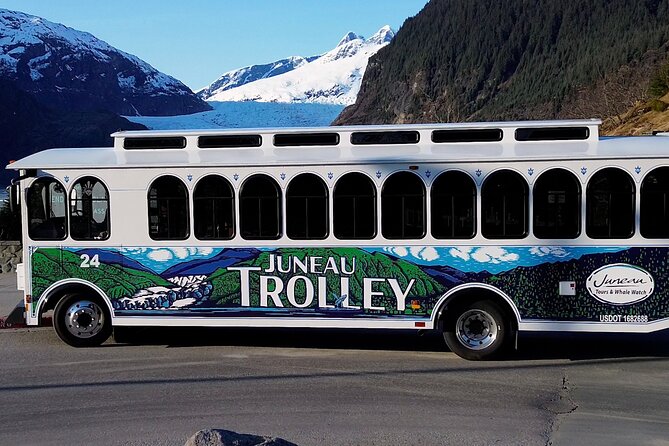 Mendenhall Glacier Trolley Tour - The visitor center and glacier views