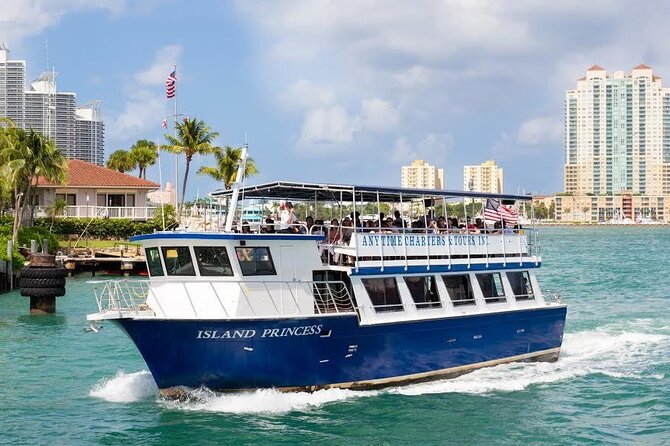 Miami Biscayne Bay rich and famous Sightseeing Boat Tour - The return to Bayside and what happens onboard