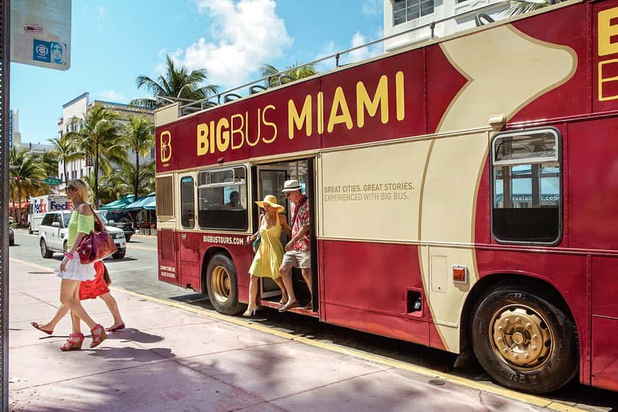 Miami: Hop-on Hop-off Open-top Bus Tour and Optional Cruise - Soundscape Park and Lincoln Road