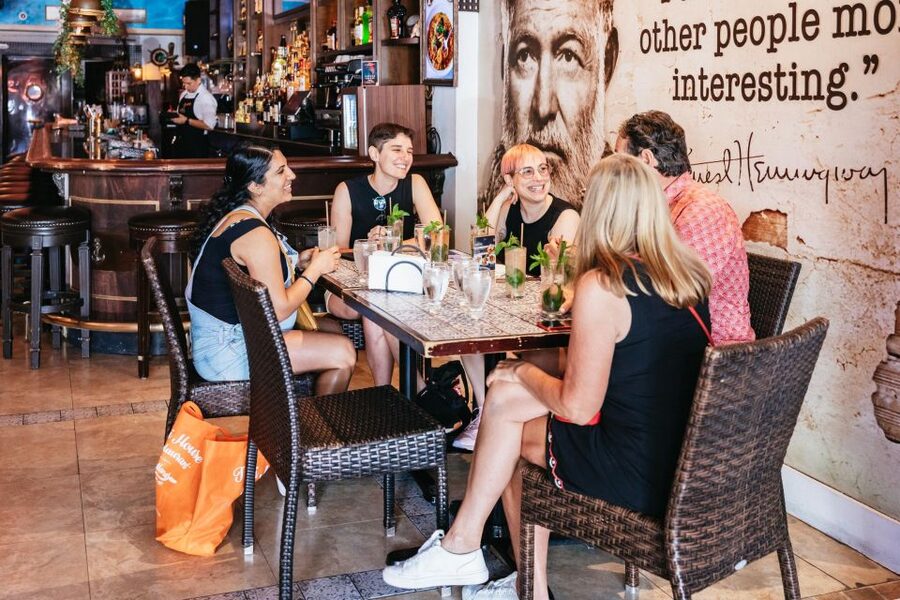 Miami: Little Havana Food Walking Tour with Tastings - A final restaurant stop and a Cuban mojito