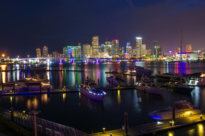 Miami: Open-top Bus Sightseeing Night Tour with Live Guide - Starting at Bayside Marketplace at 8pm