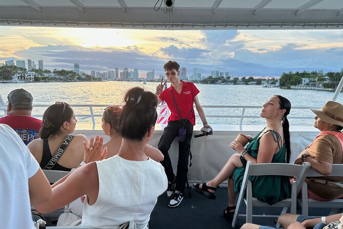 Miami Skyline Boat Cruise Past Millionaire's Homes Optional Stop - The Miami skyline and port on the way back